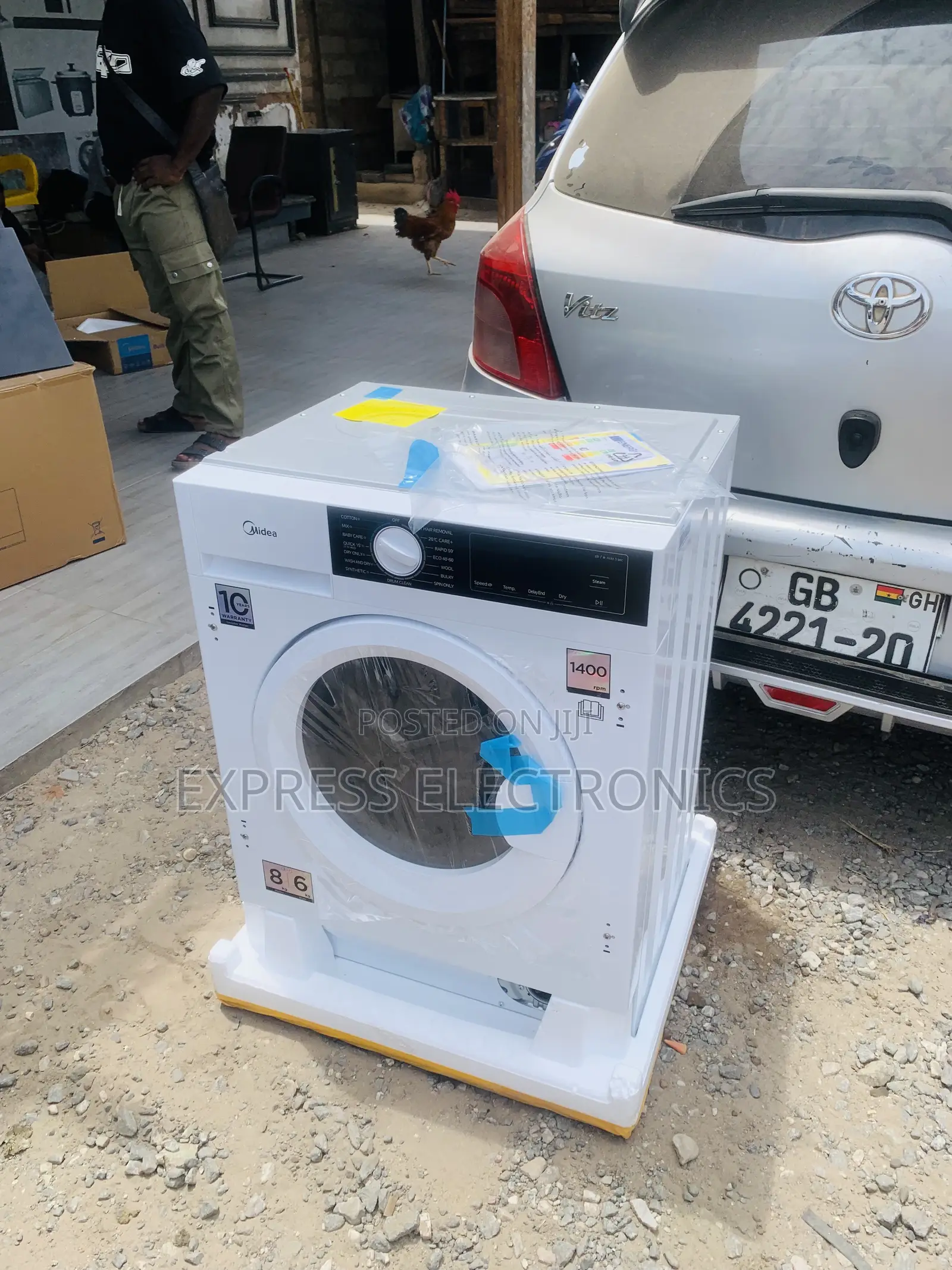 Less Expensive White Front Load Wm Mfa06d80b/W Midea