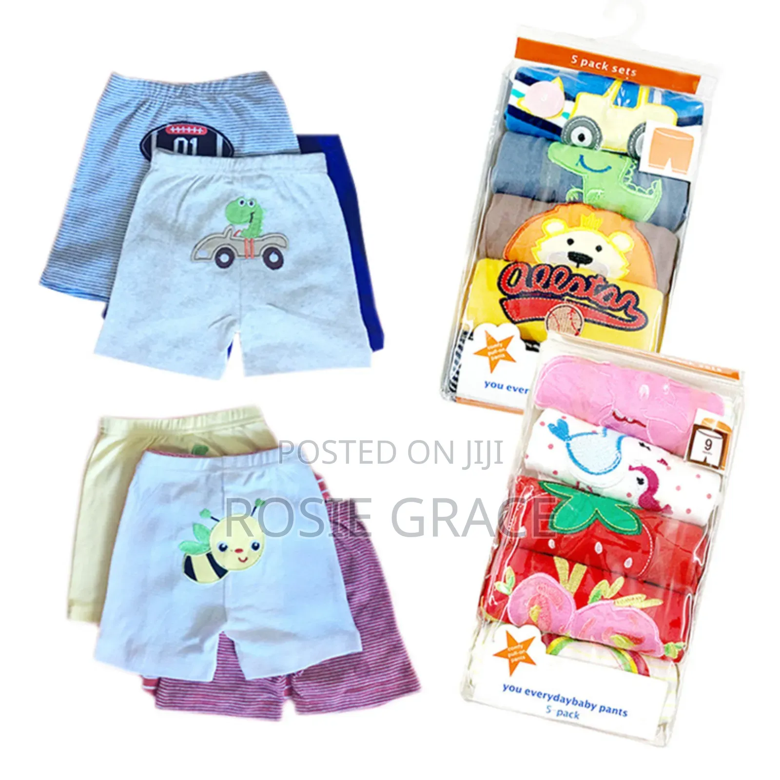 5 PCS Baby Shorts