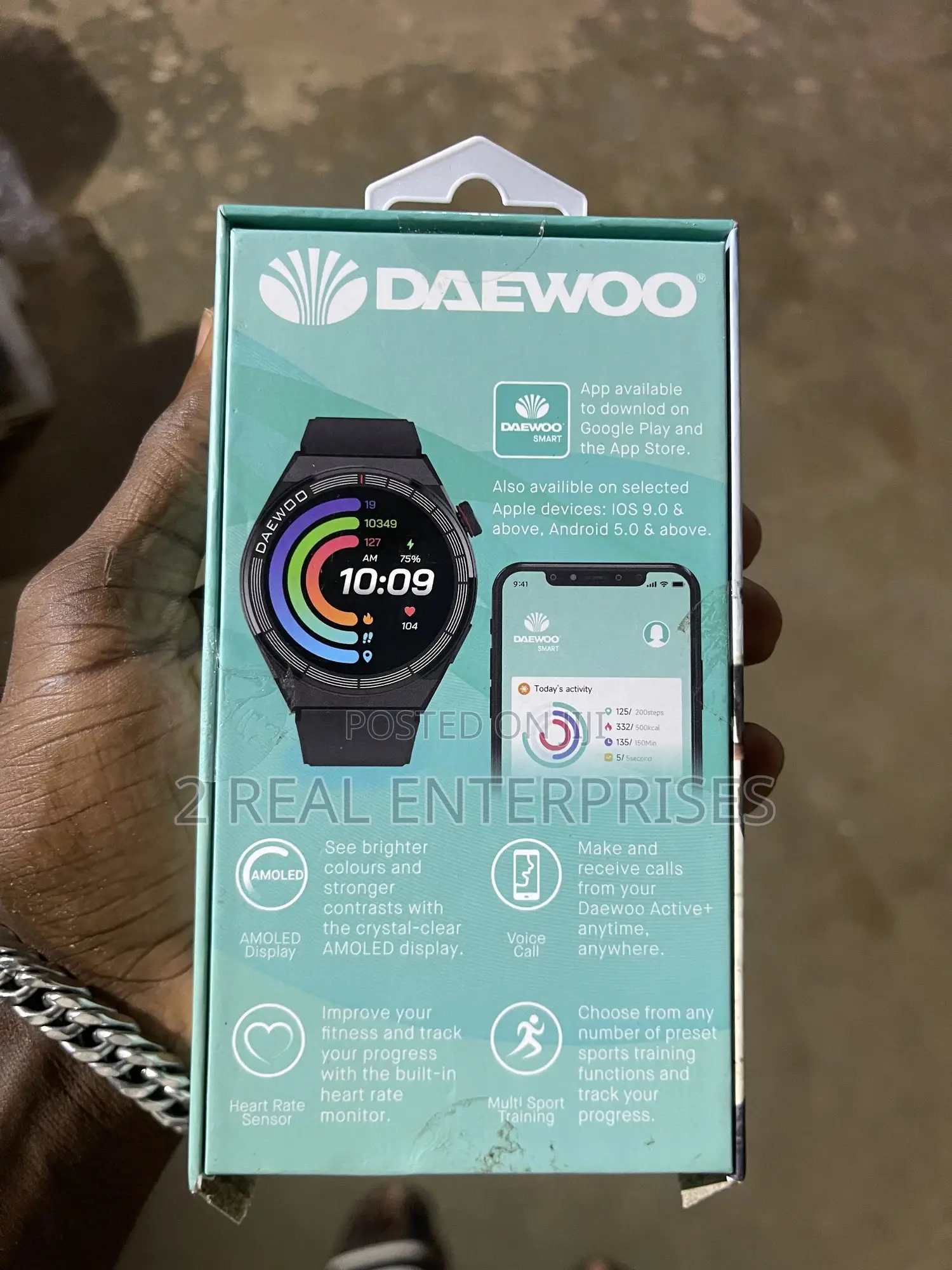 Daewoo Cnx+ Wireless Smartwatch, Model Avs1633