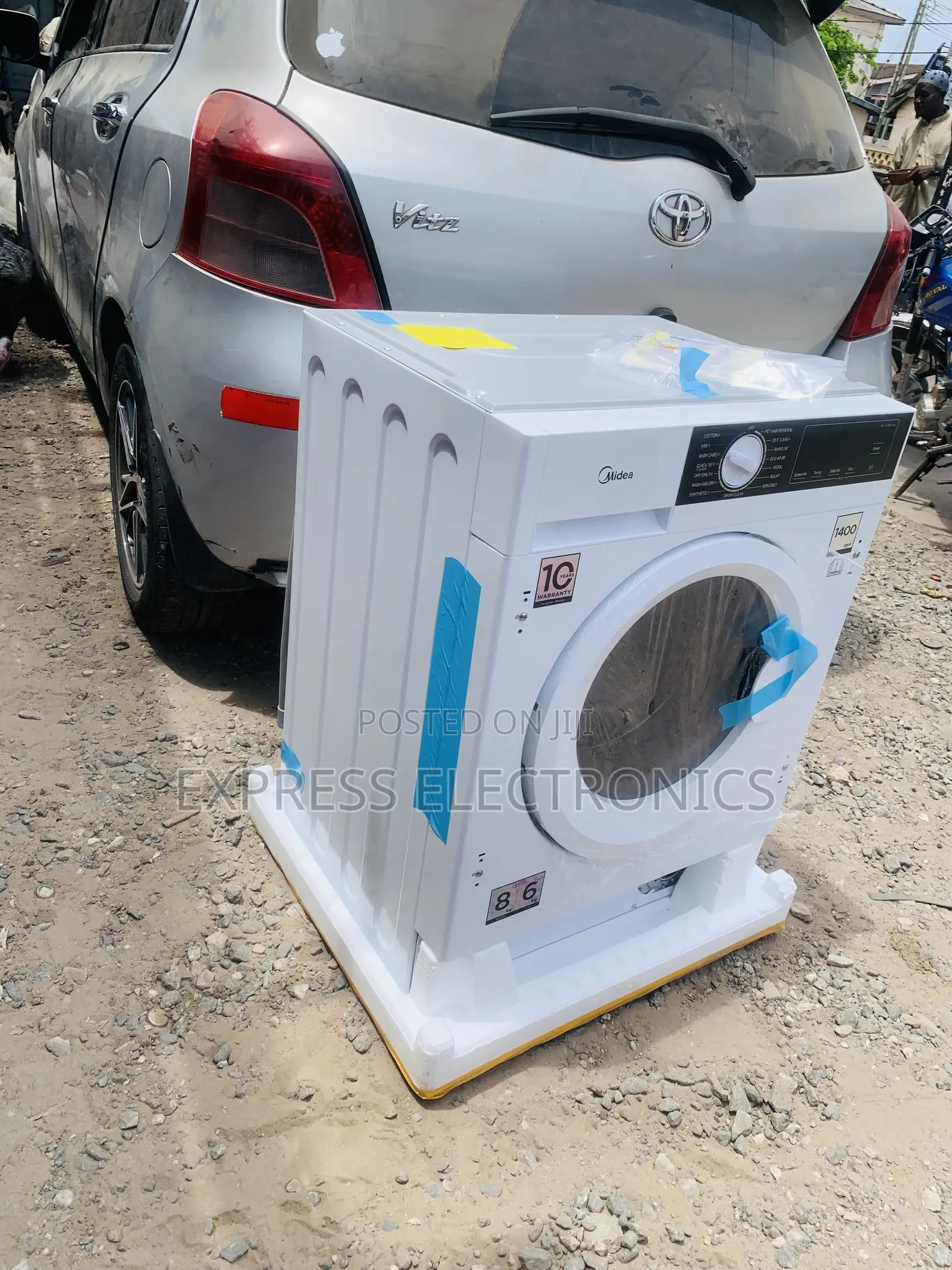 Durable Materials Mfa06d80b/W Midea 8/6kg