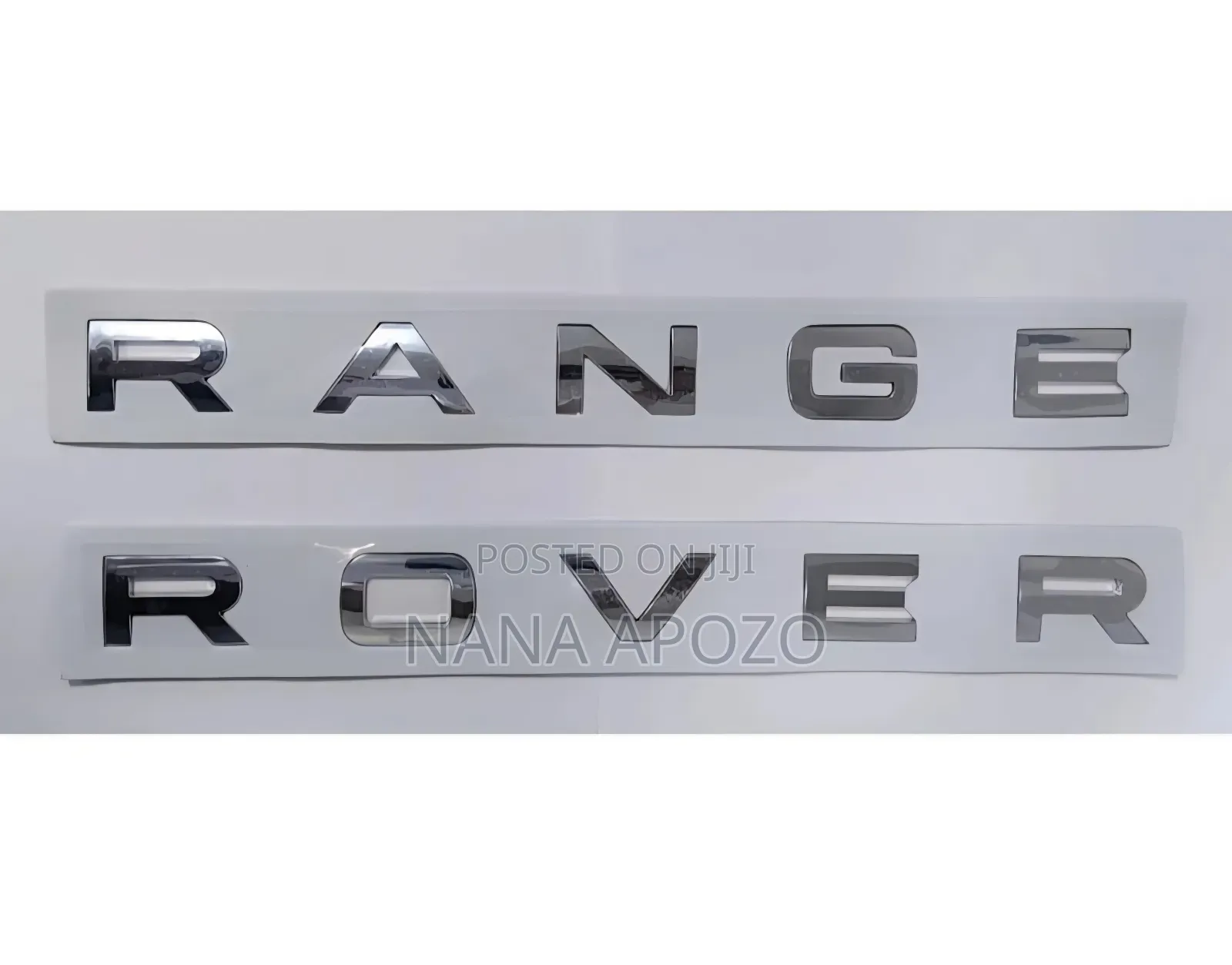 Original Range Rover Chrome Letters