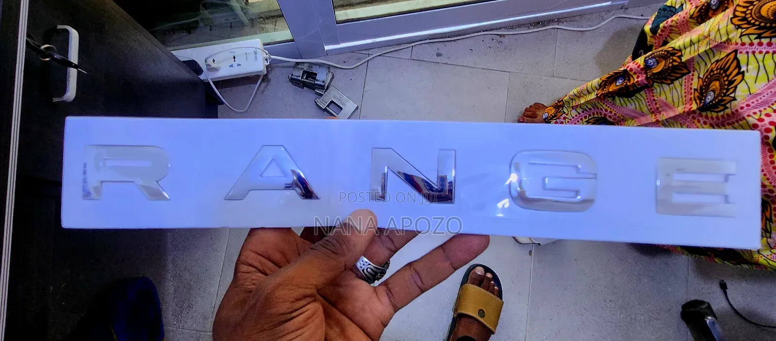 Original Range Rover Chrome Letters
