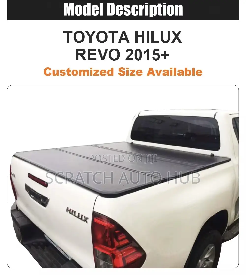 Toyota Hilux Bucket Cover (Tri-Fold Hard) Revo