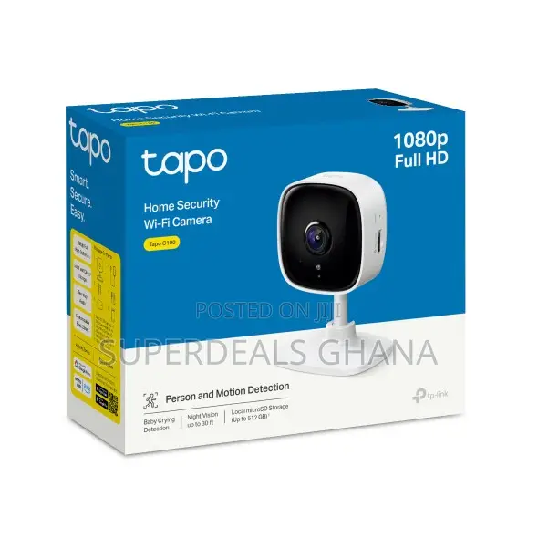 Tplink Tapo C100 Home Security Wi-fi Camera -