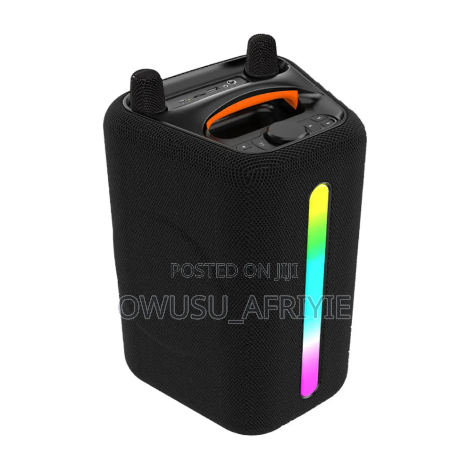 50w Bt Portable Outdoor Karaoke Speaker With Two Mics