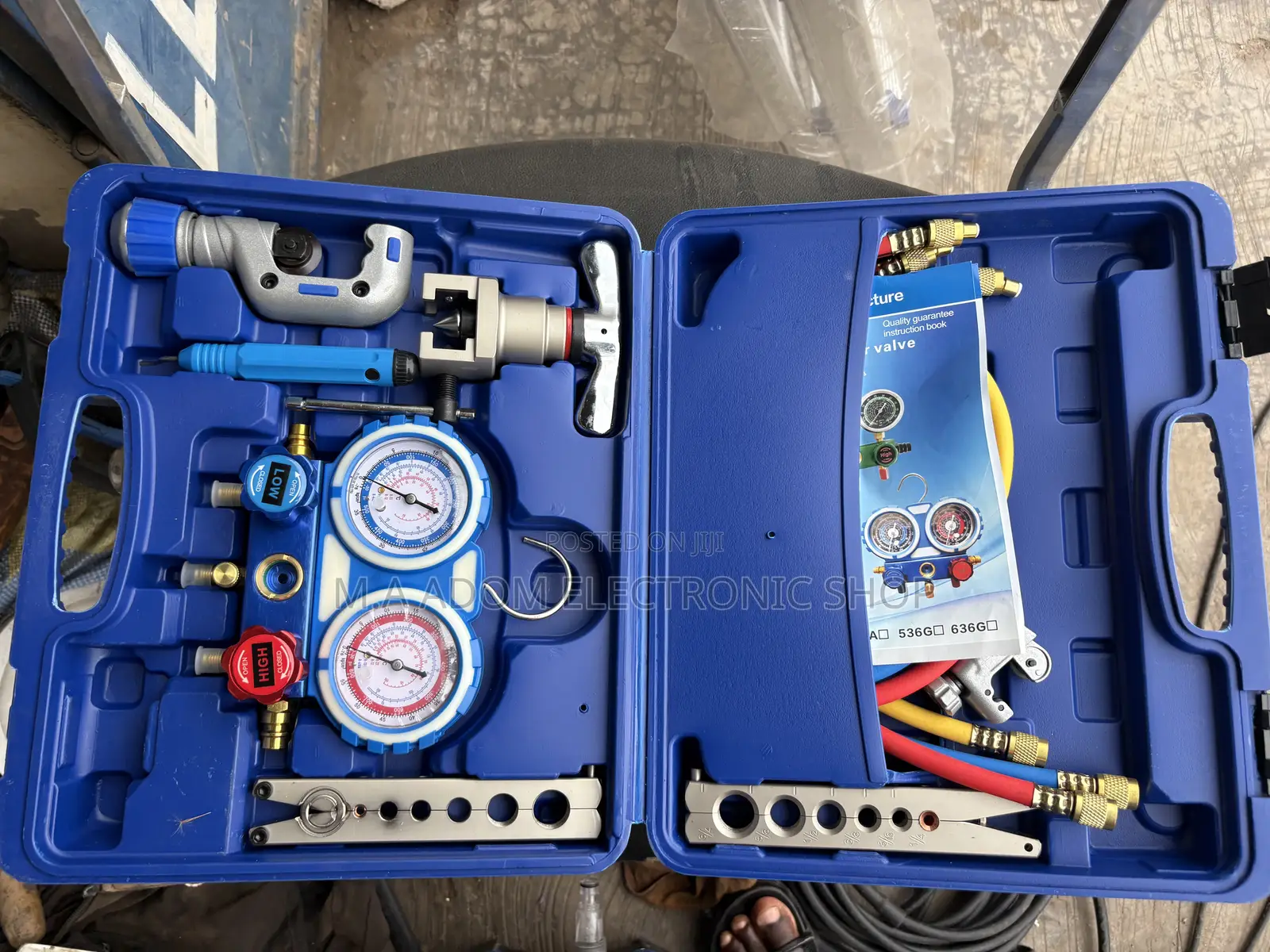 R410a, R134a, And R22 Diagnostic Manifold Gauge Set, Pipe Expansion