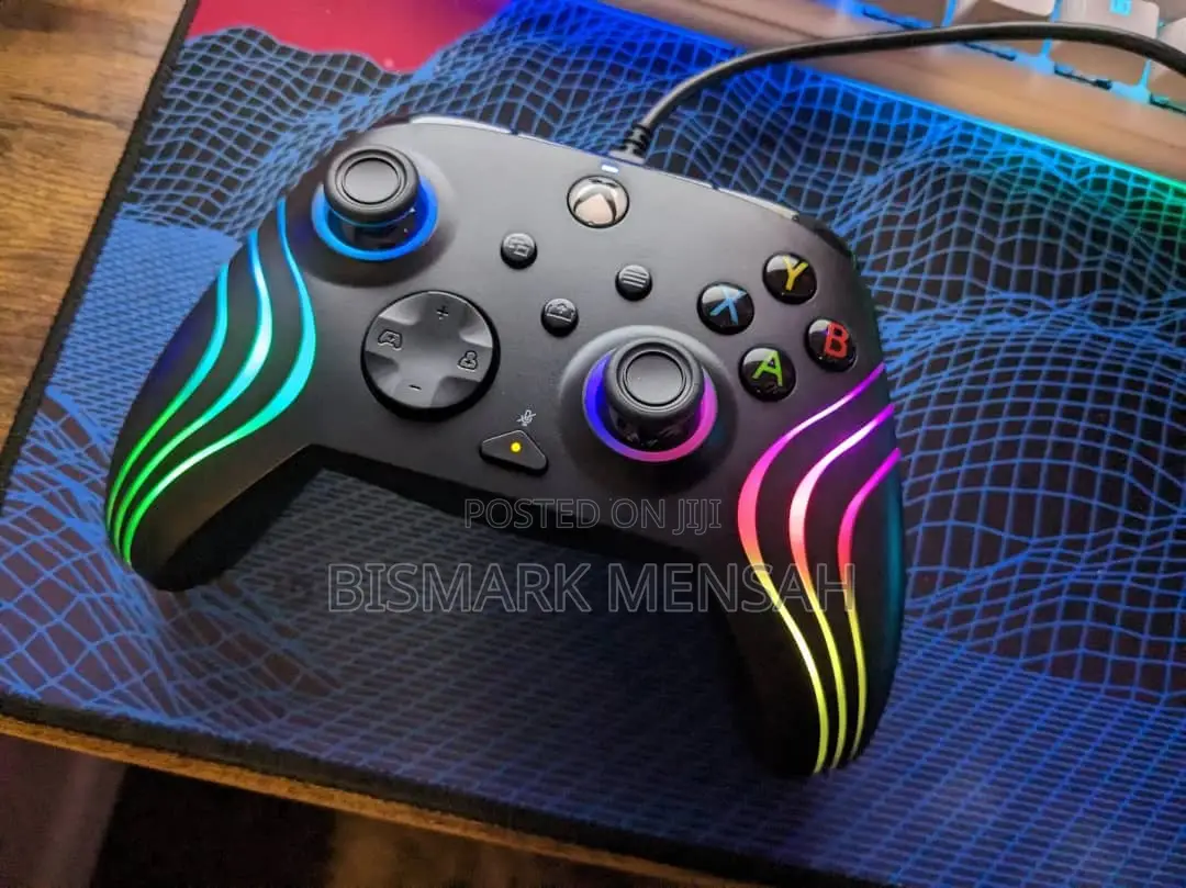 PDP Gaming Enhanced RGB Wired Controller for Pc, Xbox One, Series X|S.