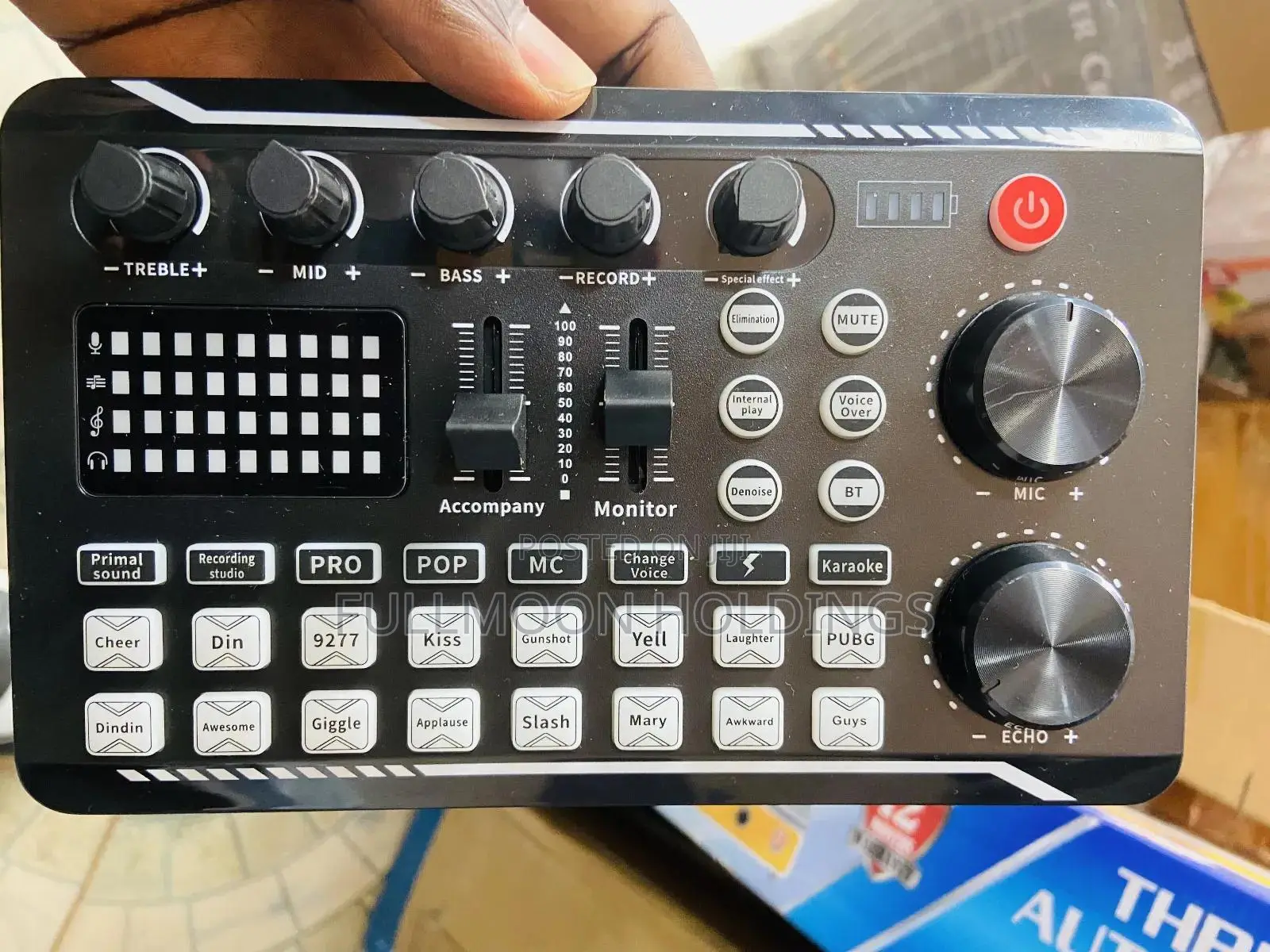 Live Sound Card And Audio Interface With Dj Mixer Effects
