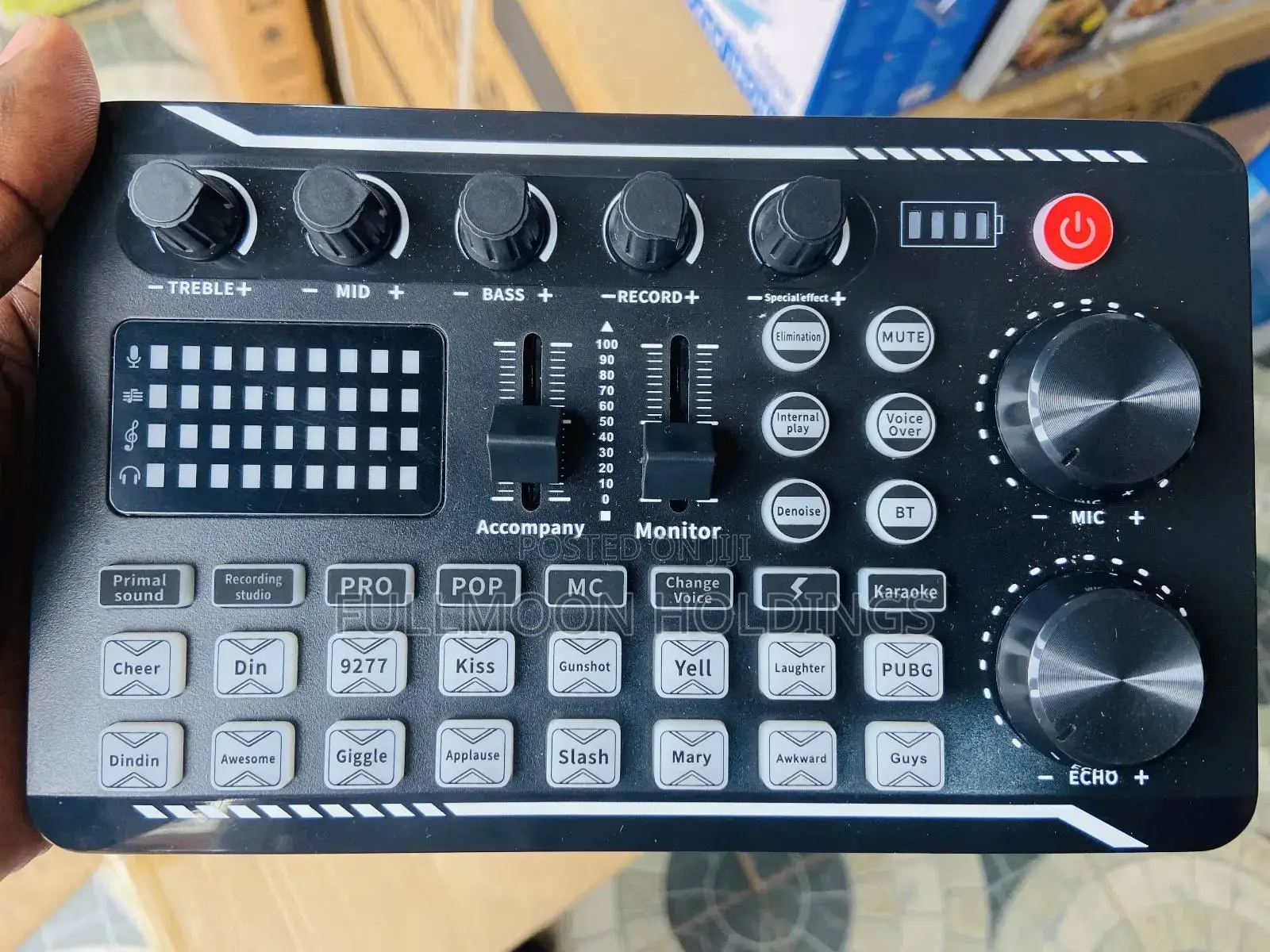 Live Sound Card And Audio Interface With Dj Mixer Effects