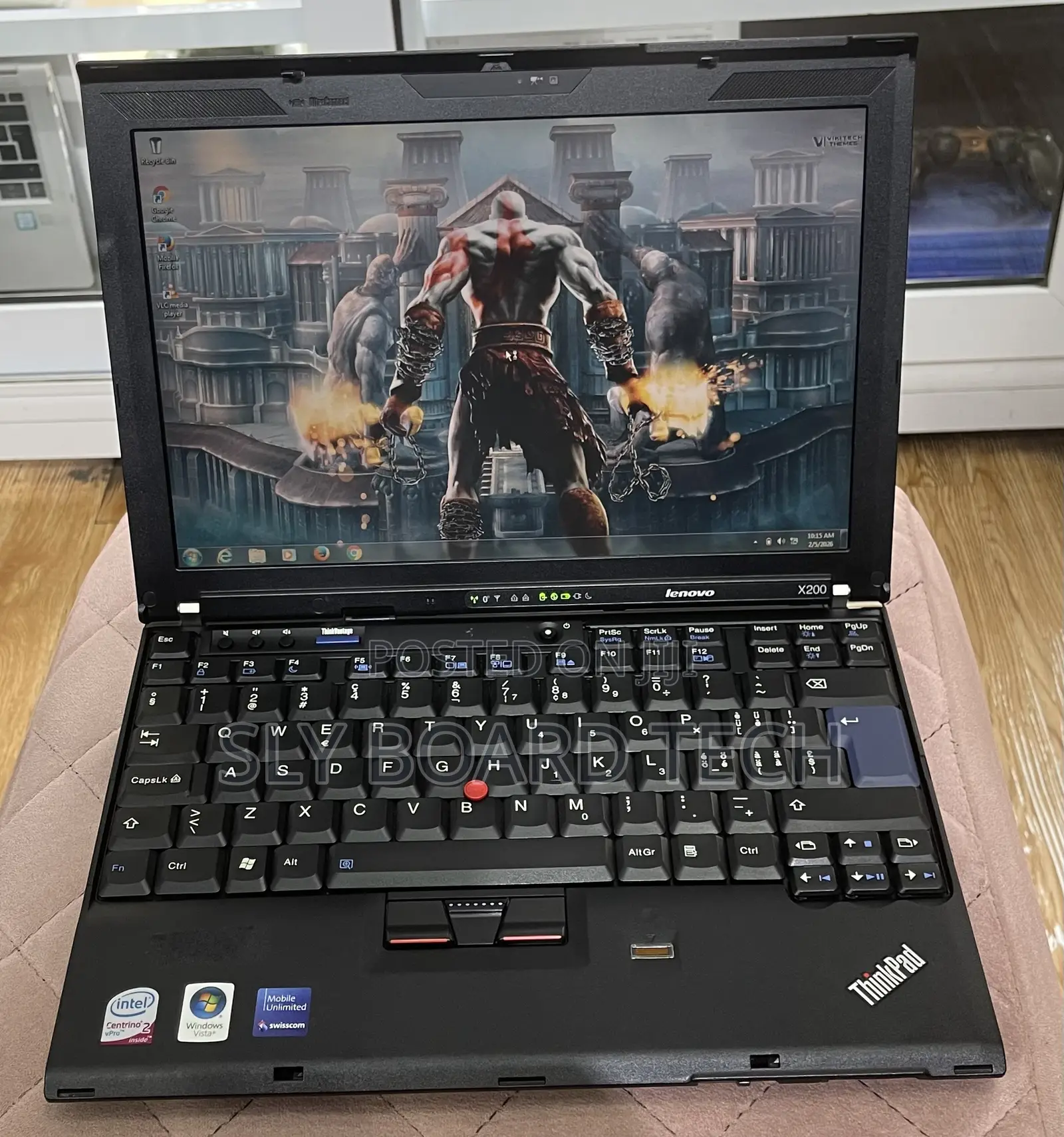 Laptop Lenovo ThinkPad X200 4GB Intel Core 2 Duo HDD 160GB