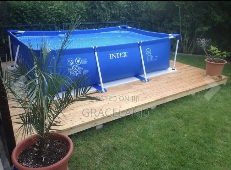This Is Original Inflatable Swimming Pool Rectangular 4.50mx2.20mx84cm