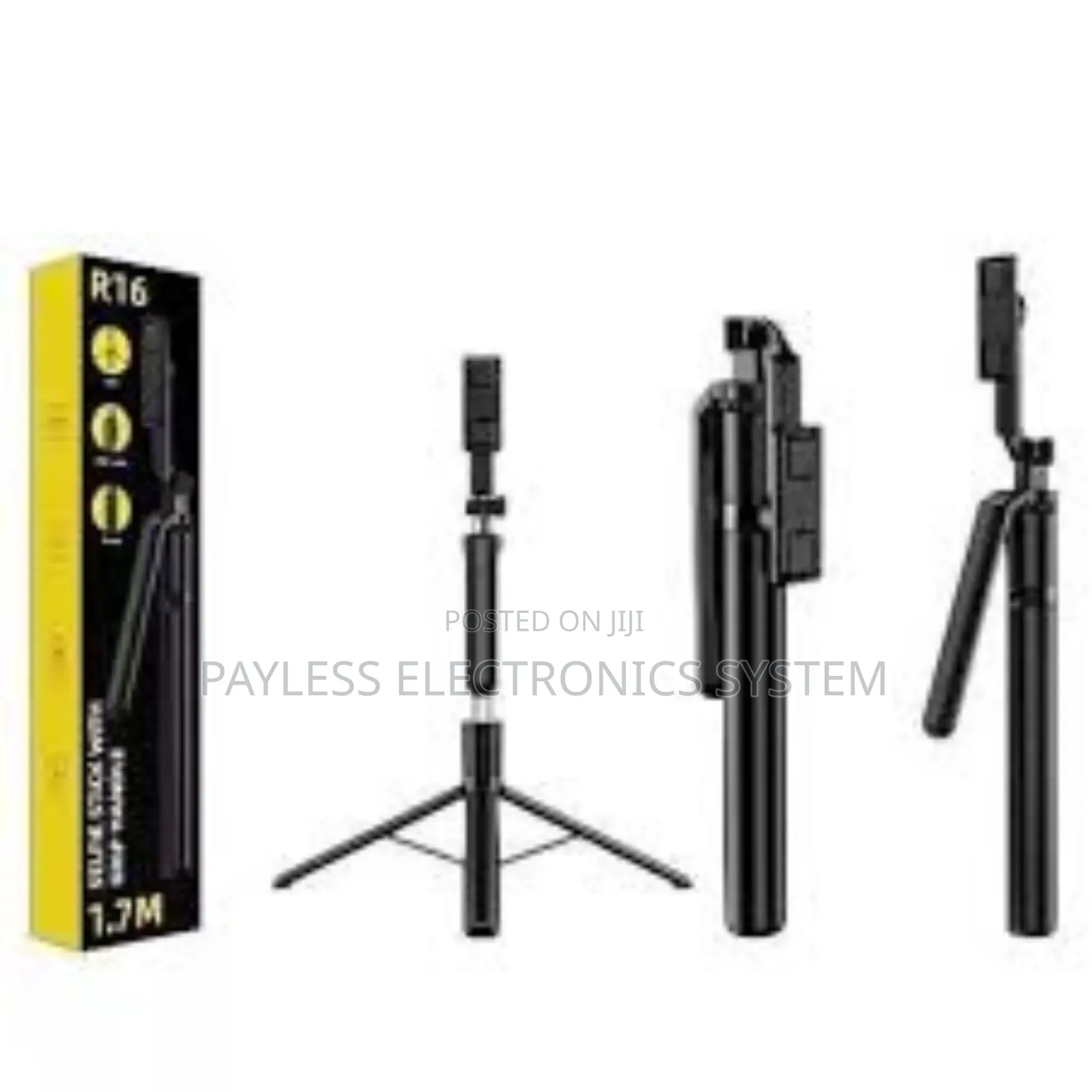 ￼ ￼ R16 1.7m Selfie Stick Phone Tripod With Bluetooth Remote