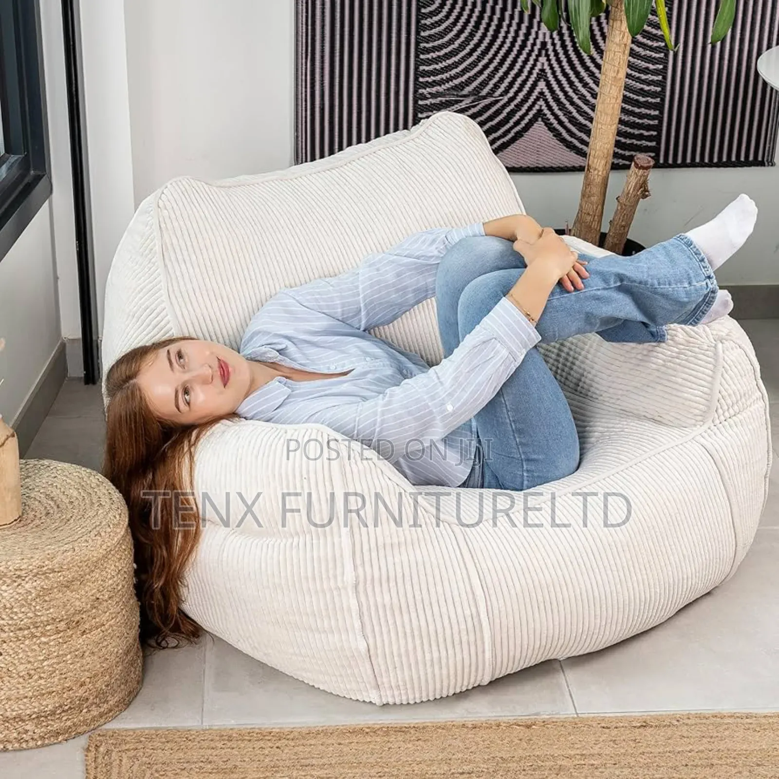 Bean Bag/Sofa (Xxl Large) Off-White