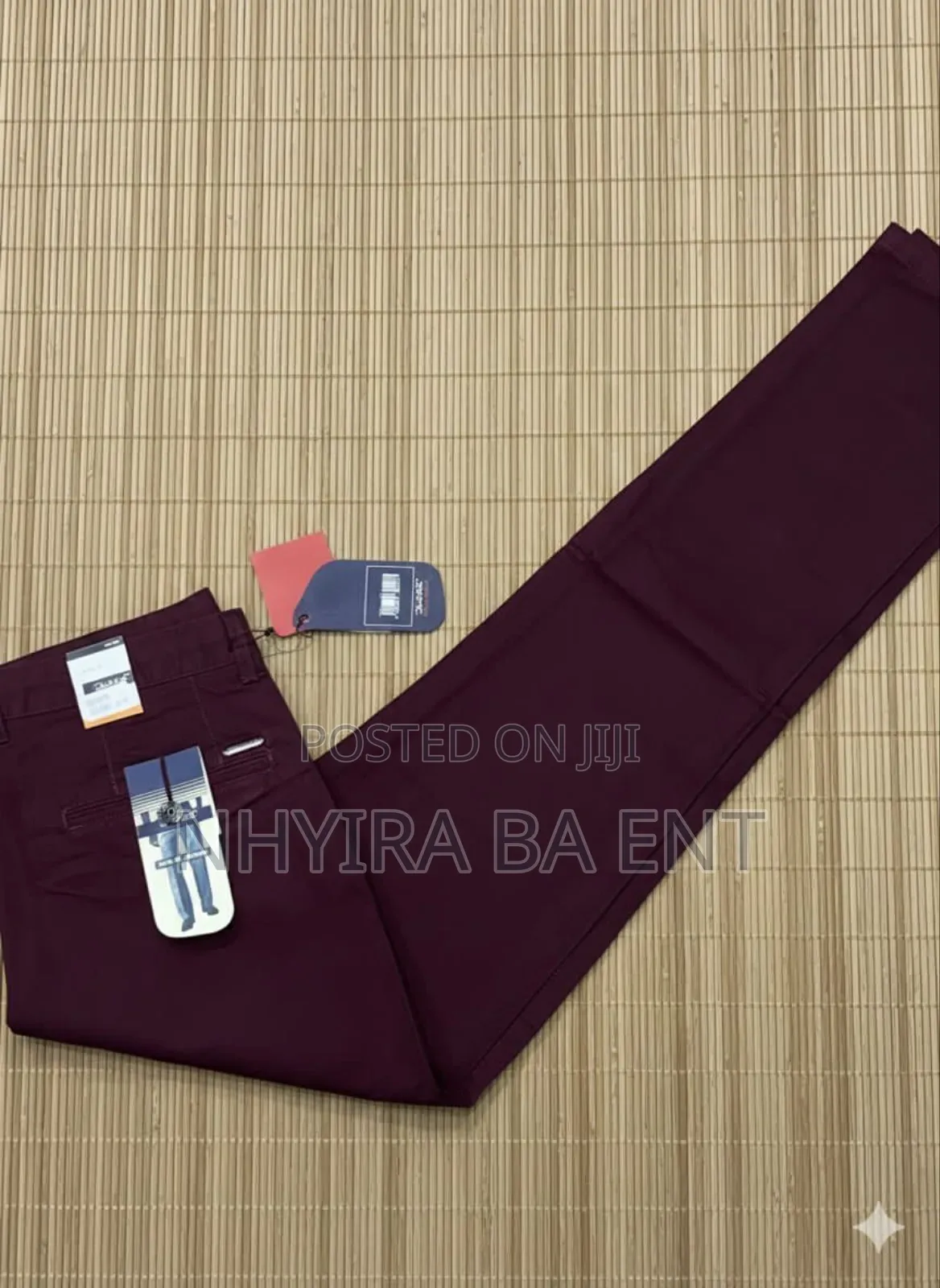 Delacruz Stretch Khaki Trousers