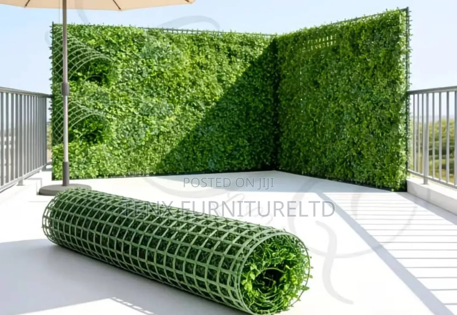 Artificial Fence (Greeny) 3ft By 8ft