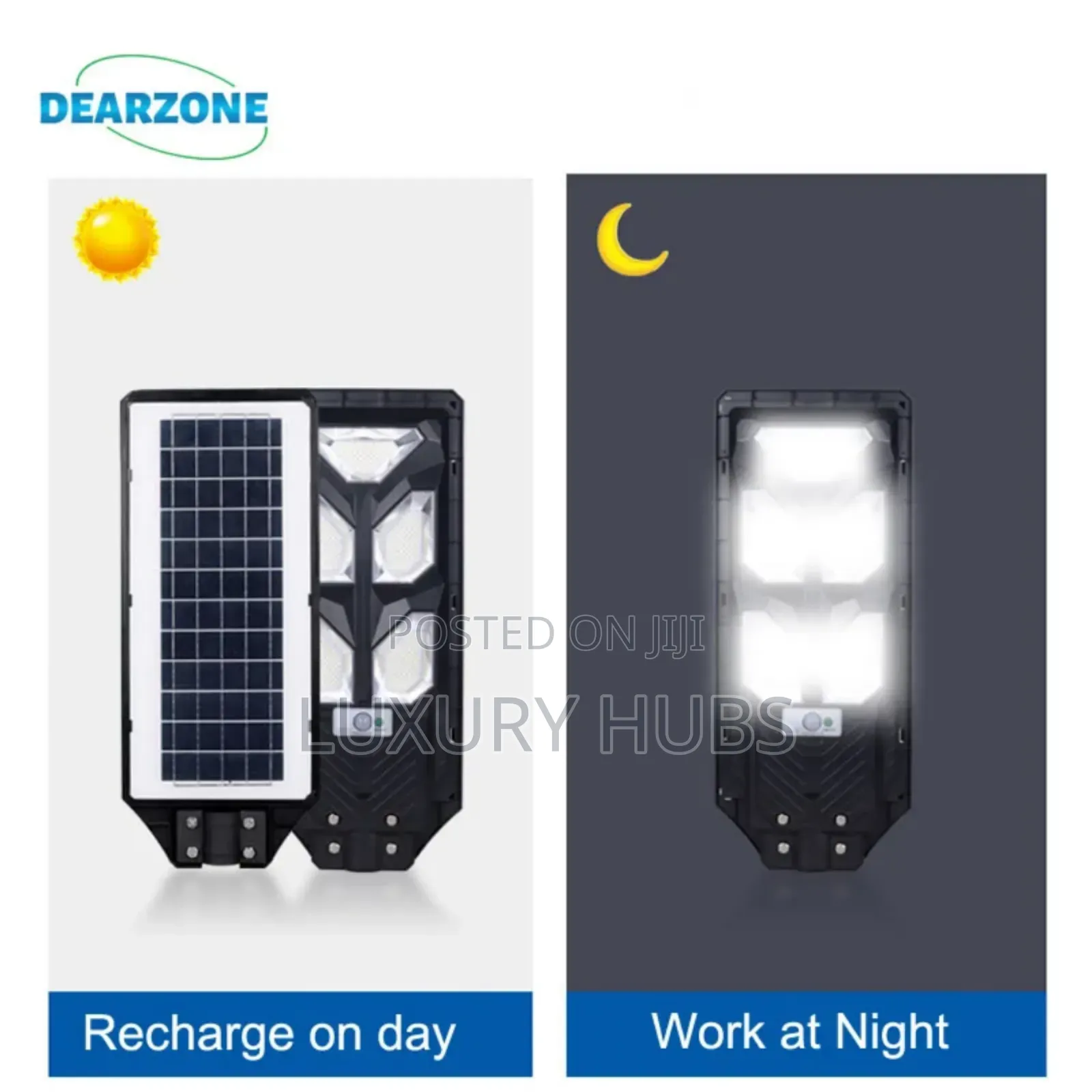 500w Solar Street Light With Mounting Rod