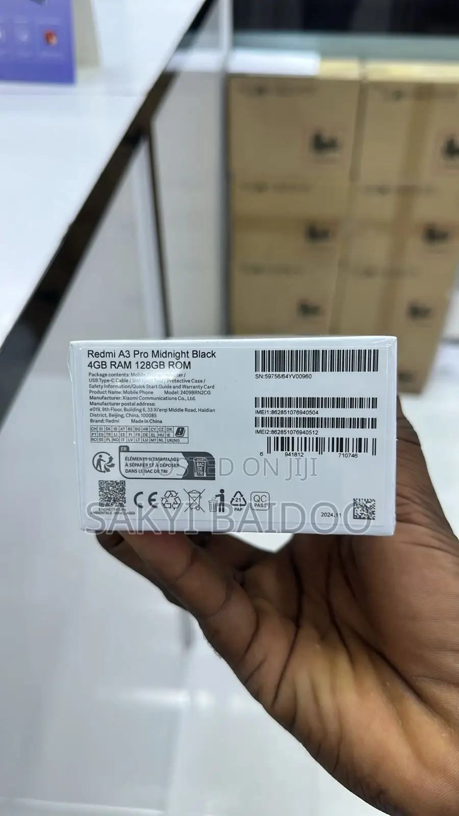 New Xiaomi Redmi A3 Pro 128 GB Black