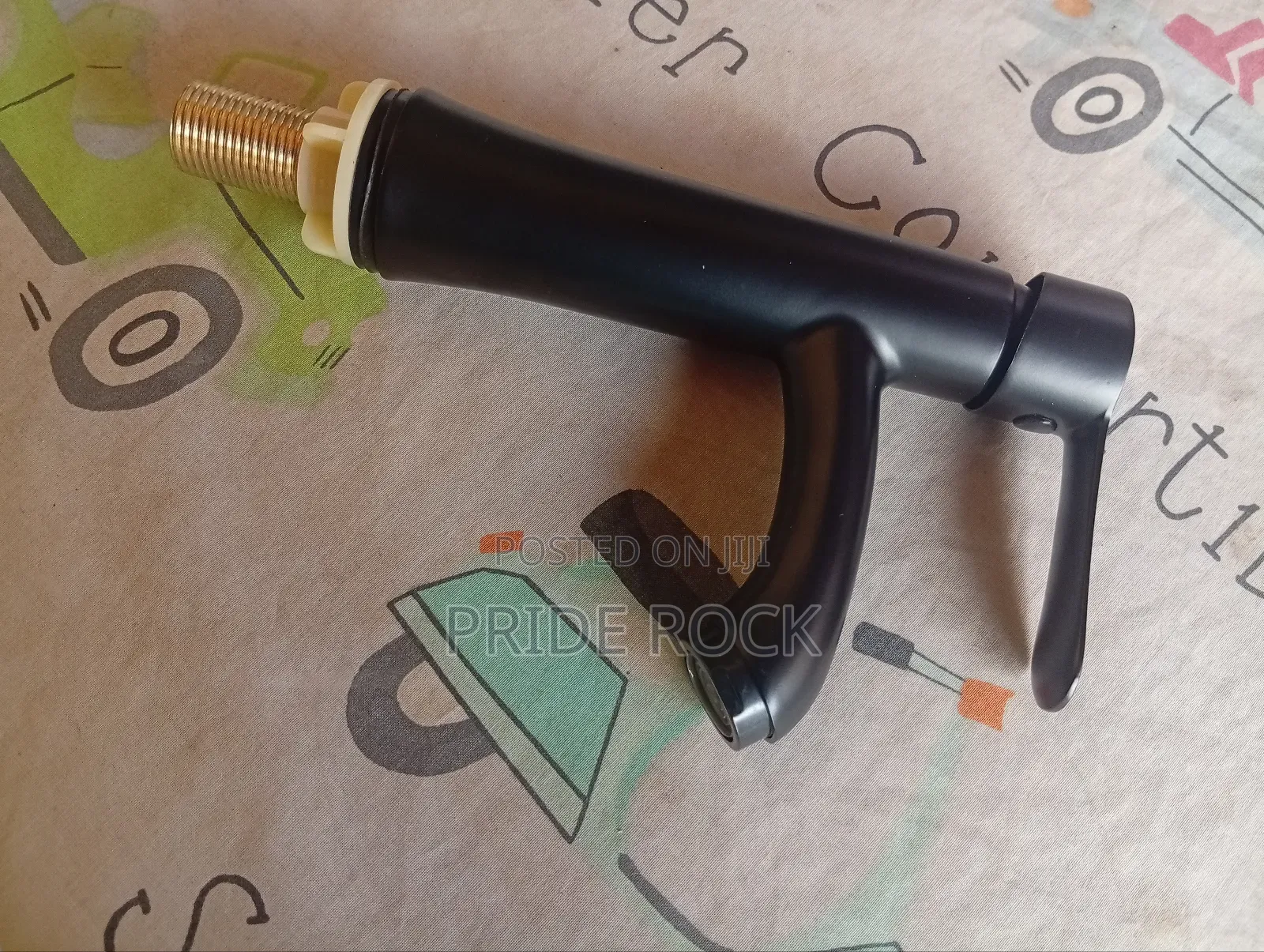 Black Single Basin Tap, Kitchen Lifted Tap