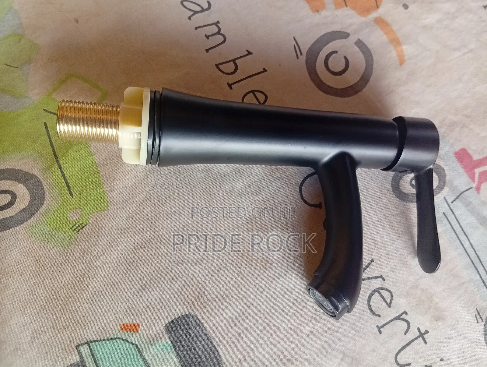 Black Single Basin Tap, Kitchen Lifted Tap
