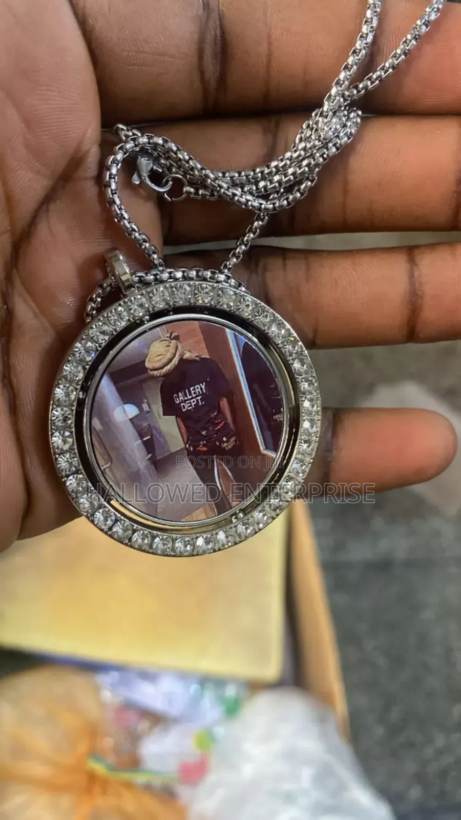 Sublimation Rotating Necklace/Chain