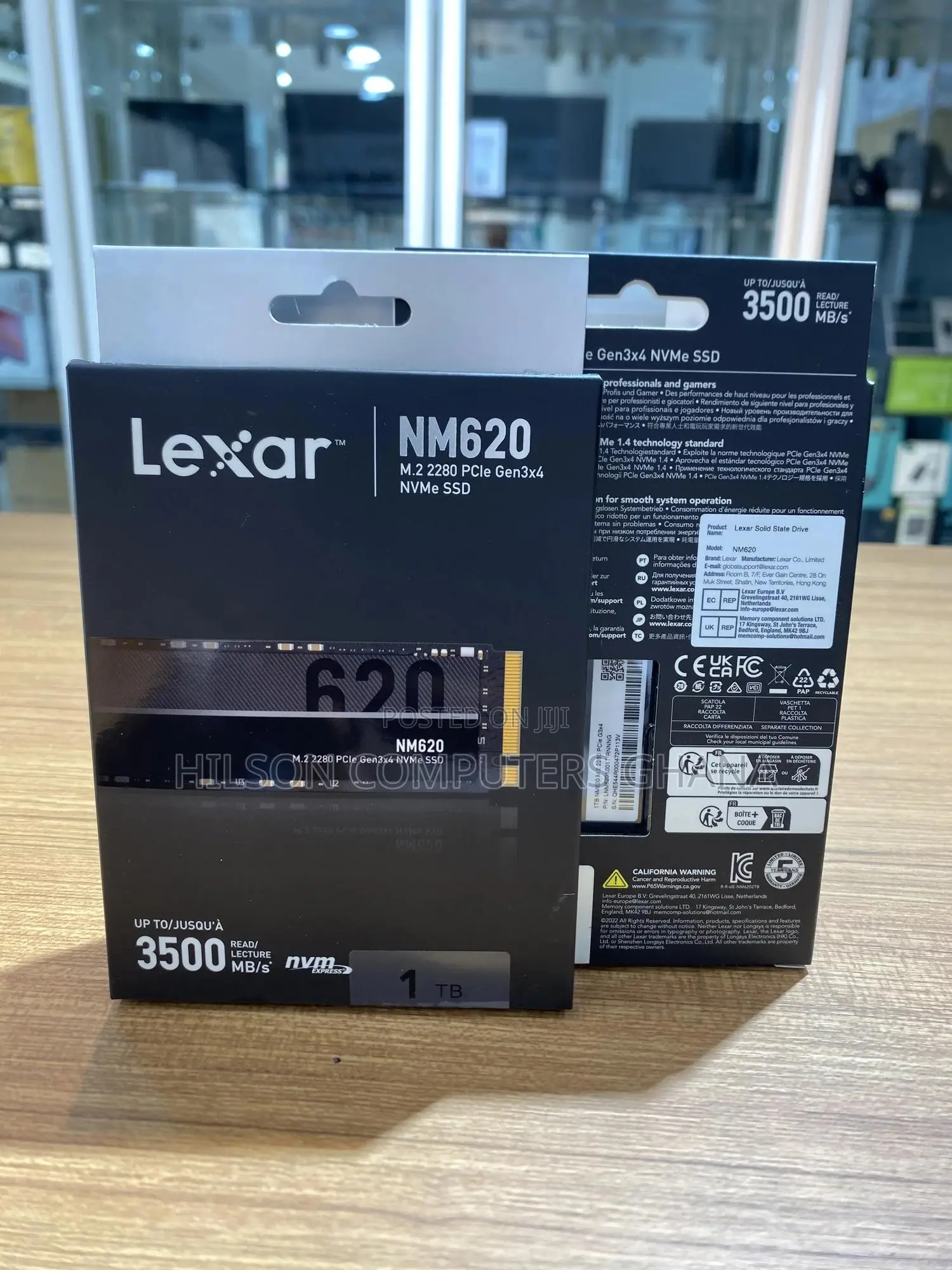 Lexar Nm620 1tb Ssd, M.2 2280 Pcie Gen3x4 Nvme