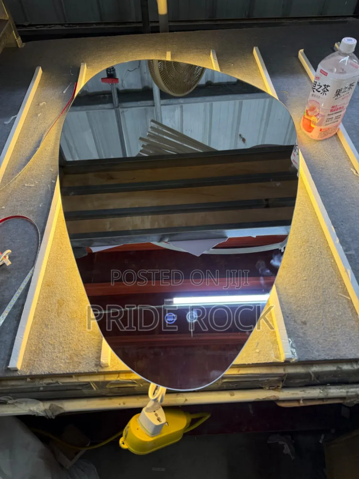 Led Mirror, Egg Shape