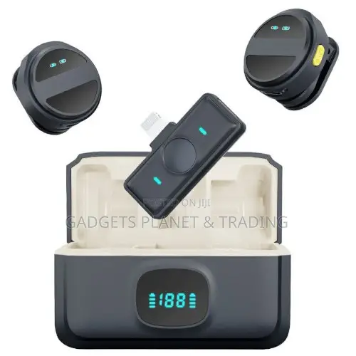 2 in 1 Mini Wireless Lapel Microphone for Type C and iPhone - Sx21