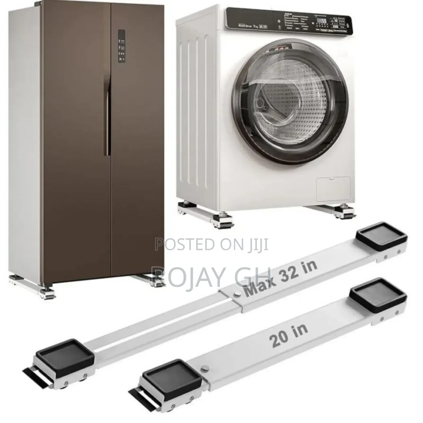 Expandable Appliance Roller for Fridges, Washing Machines, Gas Ovens