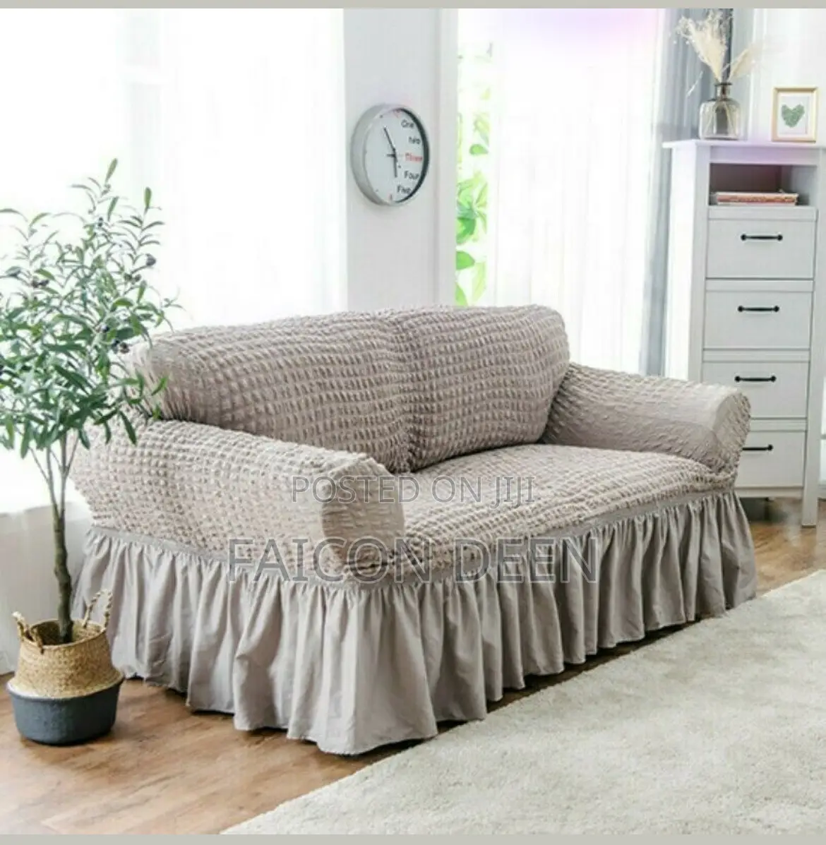 Thick Original Sofa Skirt Covers for Big Wide Sofas (Only Sold as Set