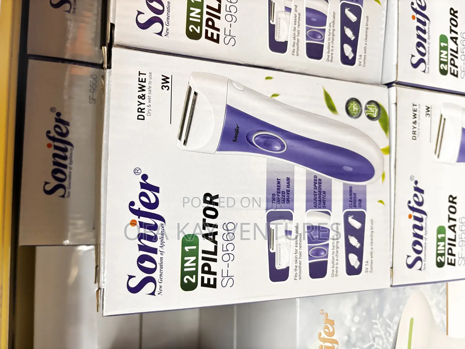 Sonifer 2in 1 Hair Epilator Shaver