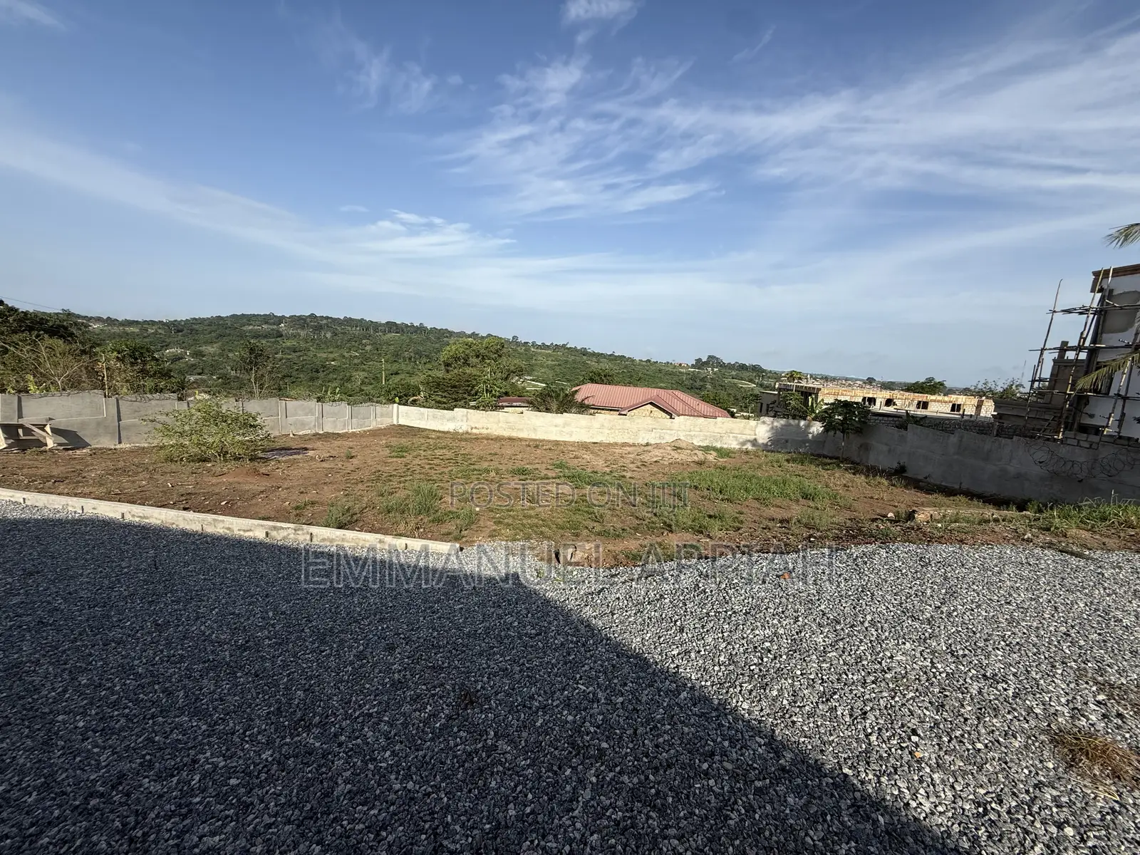 100/125 Plot for Sale at Peduase Kitase