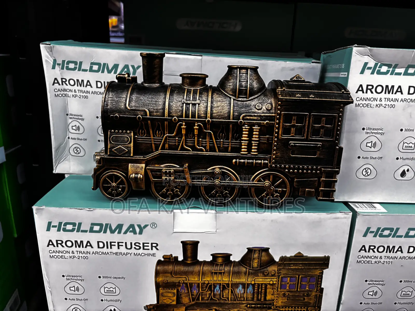 Cannon and Train Aroma Diffuser Humidifier