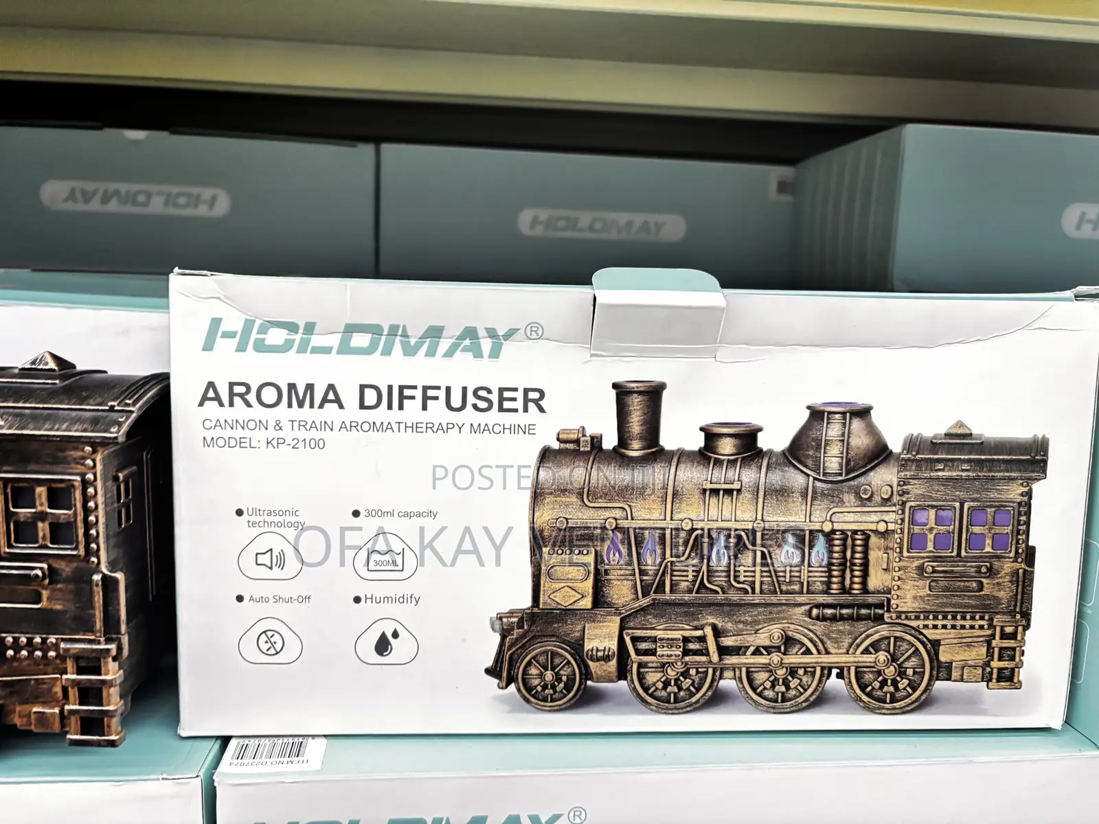 Cannon and Train Aroma Diffuser Humidifier