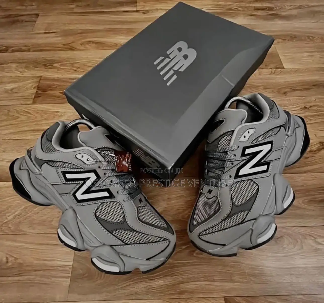 Quality New Balance 9060 (Grey/Silver Colorway).