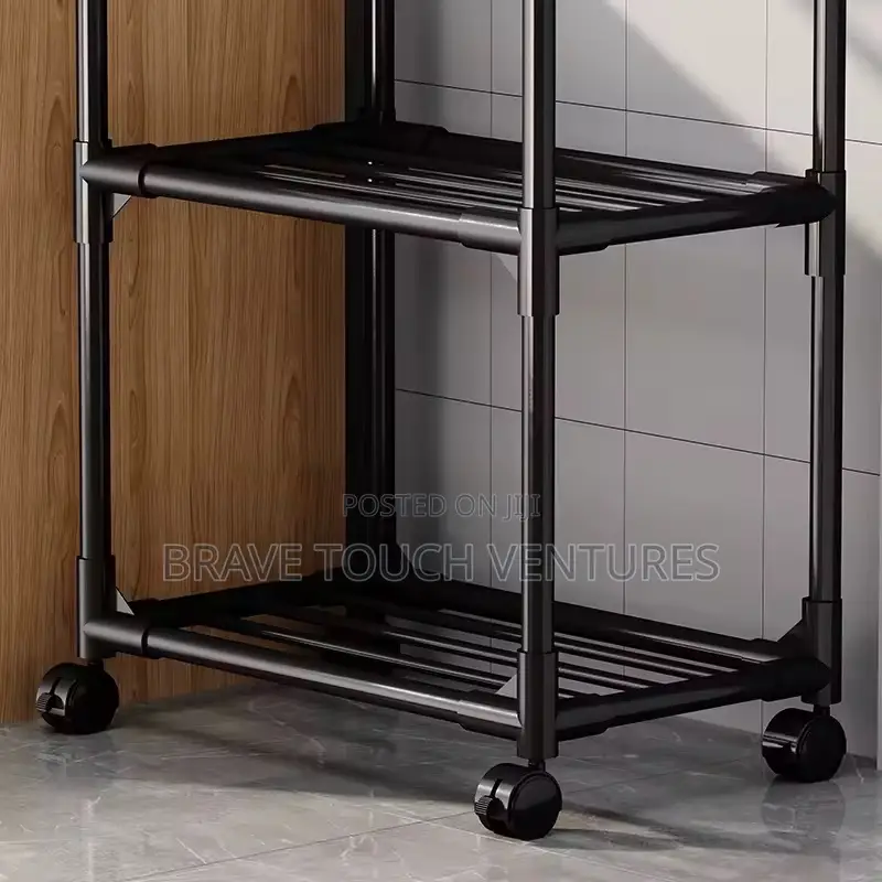 6 Layer Storage Organizer Rack With Wheels