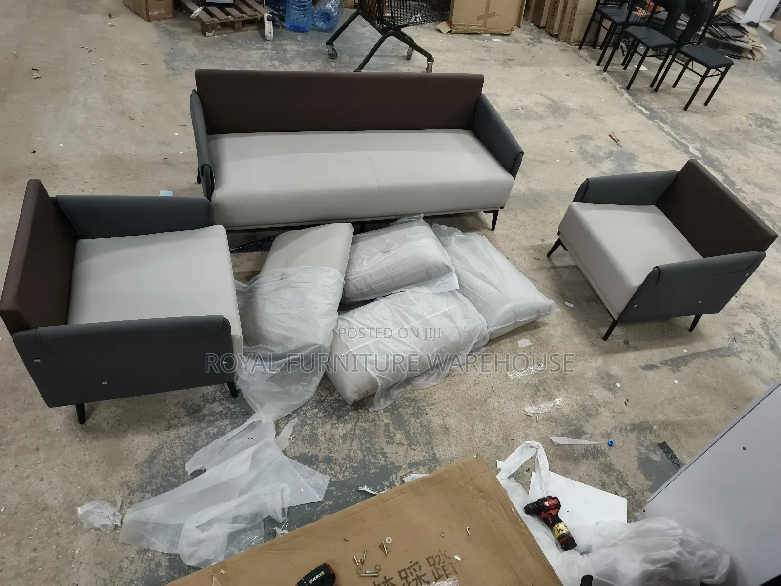 Executive Mid Back Office Sofa Set (Sf-2126)