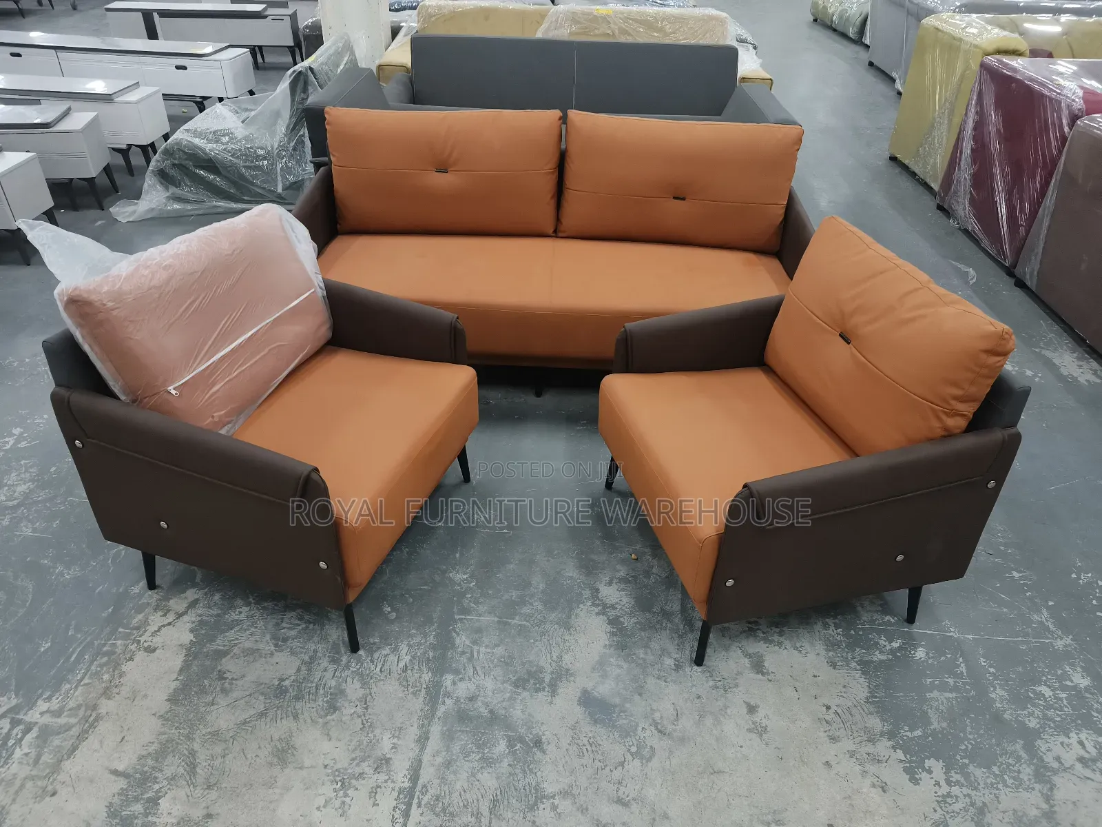 Executive Mid Back Office Sofa Set (Sf-2126)