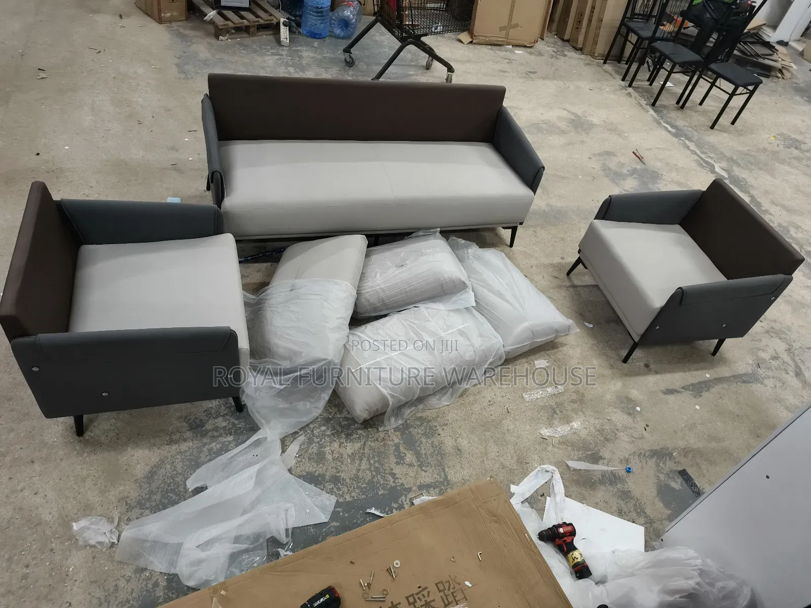 Executive Mid Back Office Sofa Set (Sf-2126)
