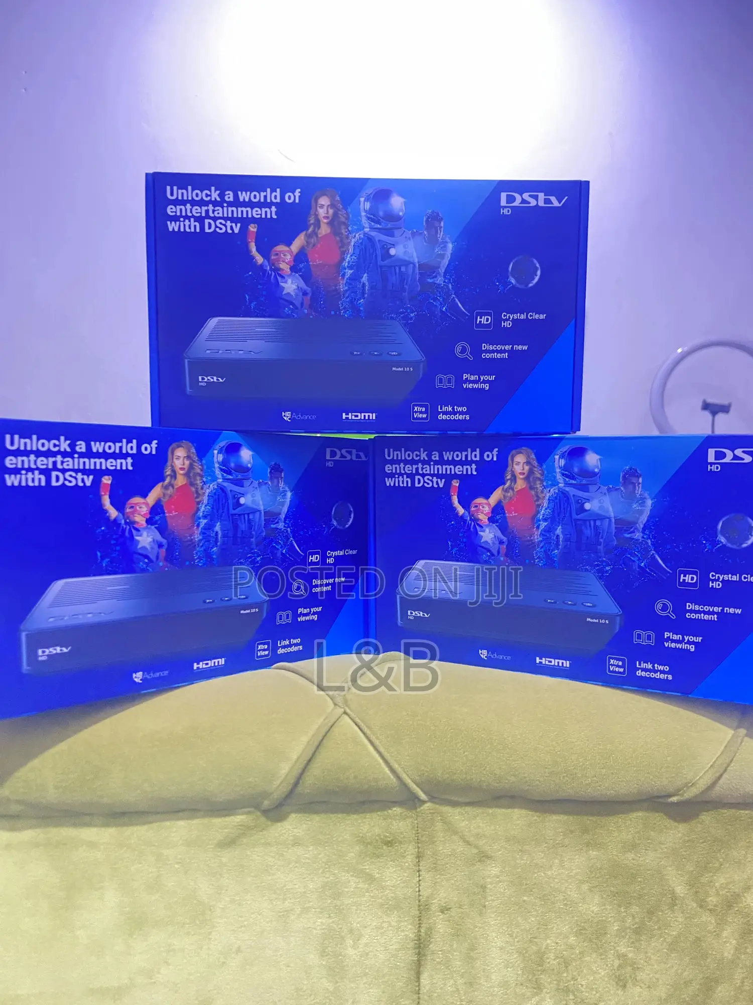 Nigeria DSTV + 160ghc for Premium Package Monthly