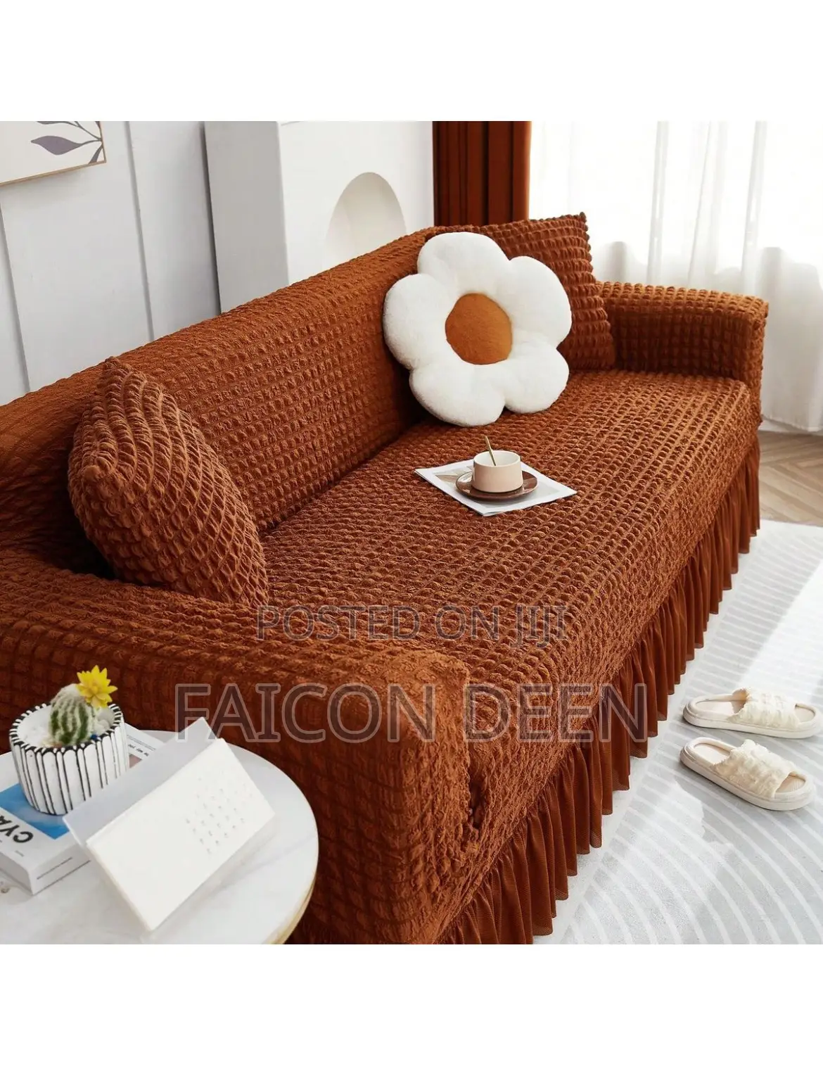 Stylish and Protective Sofa Skirt Covers for Big/Wide Sofas
