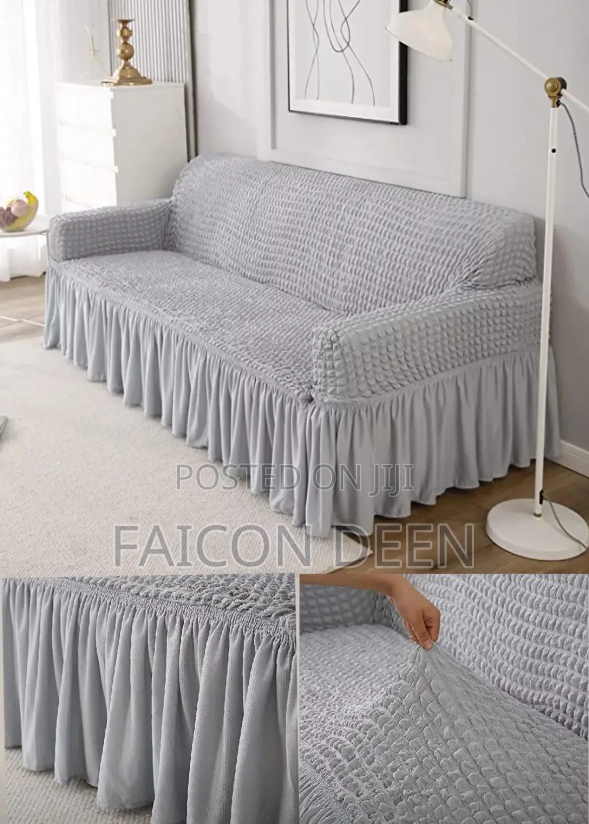 Heavy Duty Sofa Protection for Big Wide Sofas(Only Sold as a Set