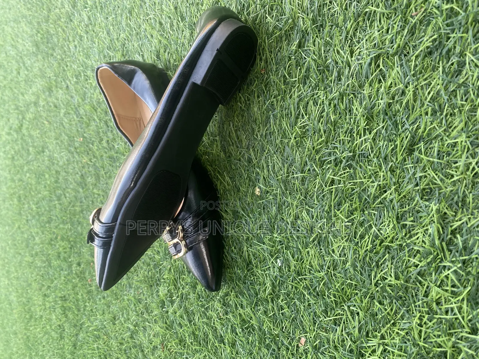 Midnight Elegance Pointed Flats (Black Edition)