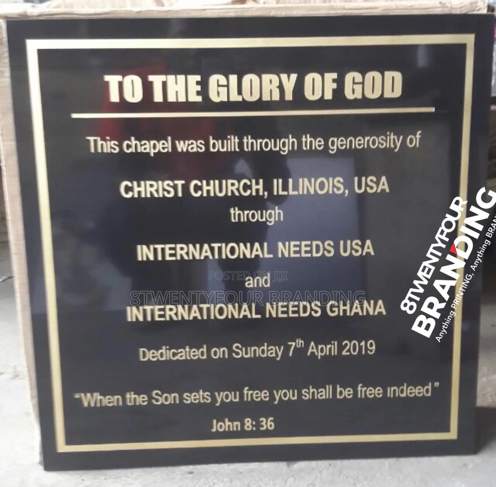 Commissioning Plaque