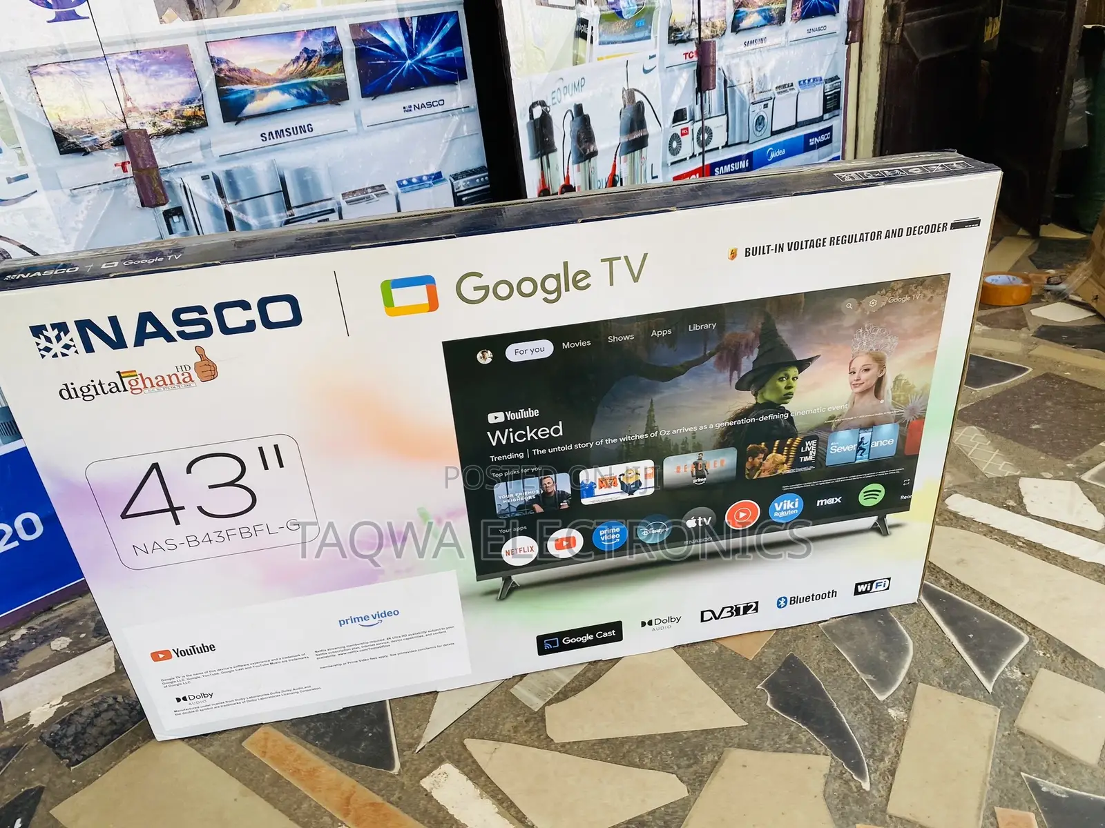 Infinite Browsing, Nasco 43 Inch Smart Google Tv