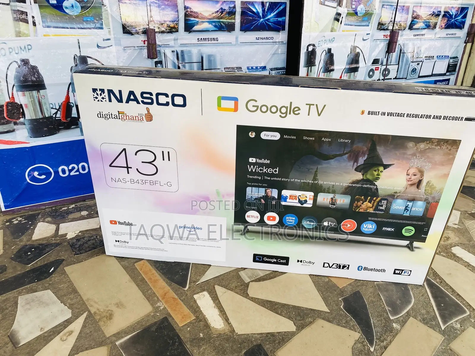Infinite Browsing, Nasco 43 Inch Smart Google Tv