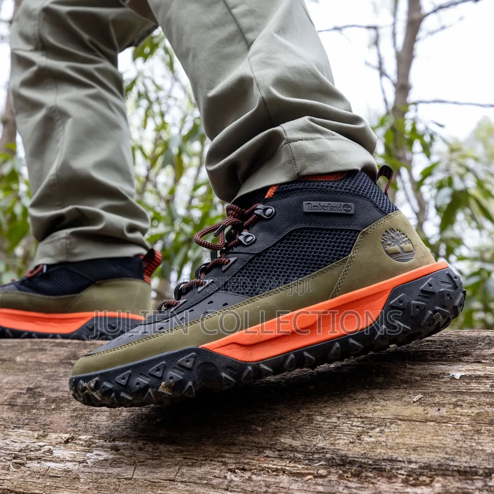 Timberland Motion Greenstride Army Green Orange Black