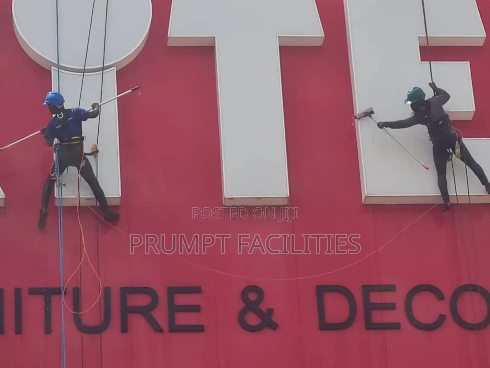 Work at Height Facade Cleaning