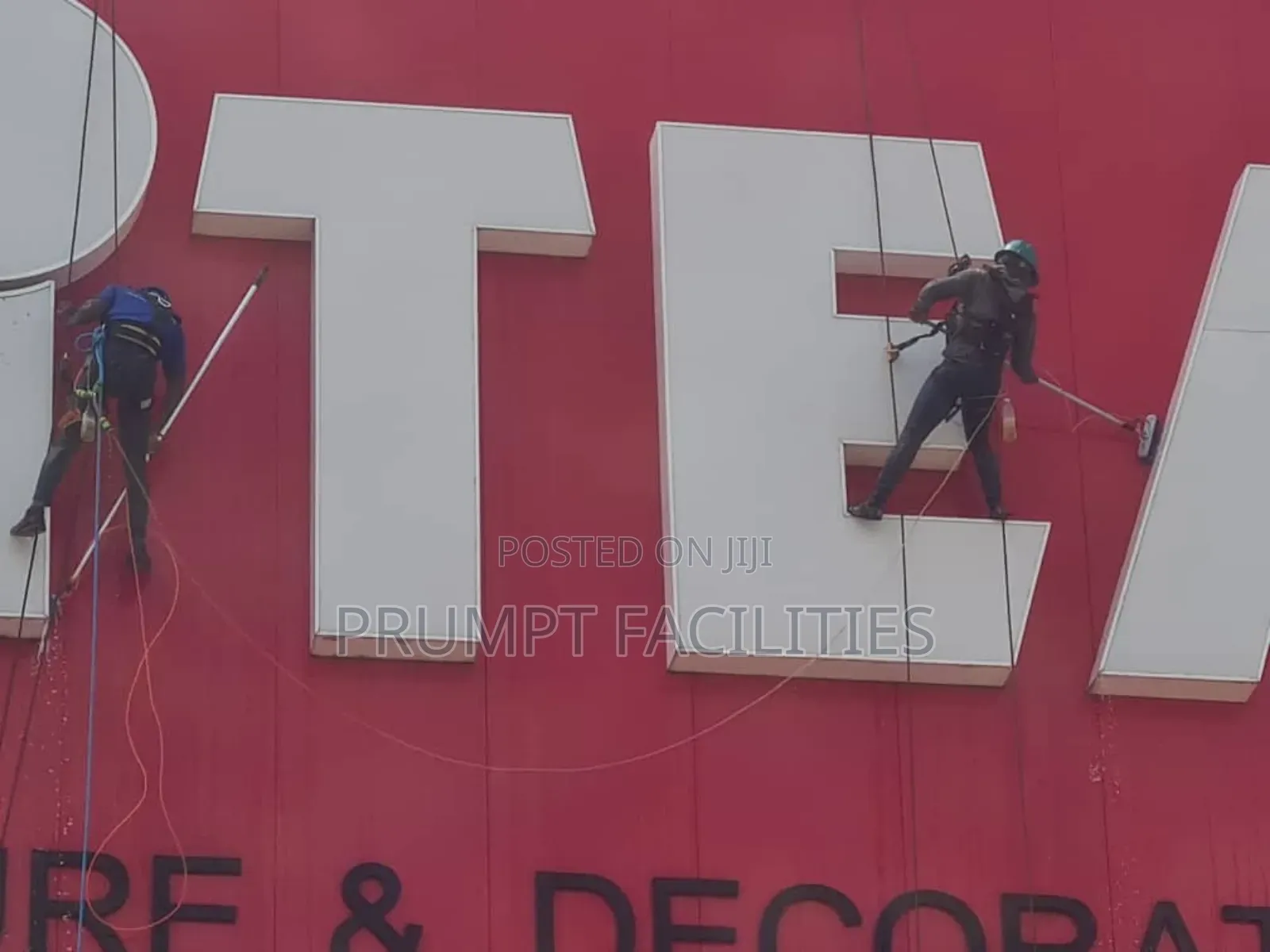 Work at Height Facade Cleaning