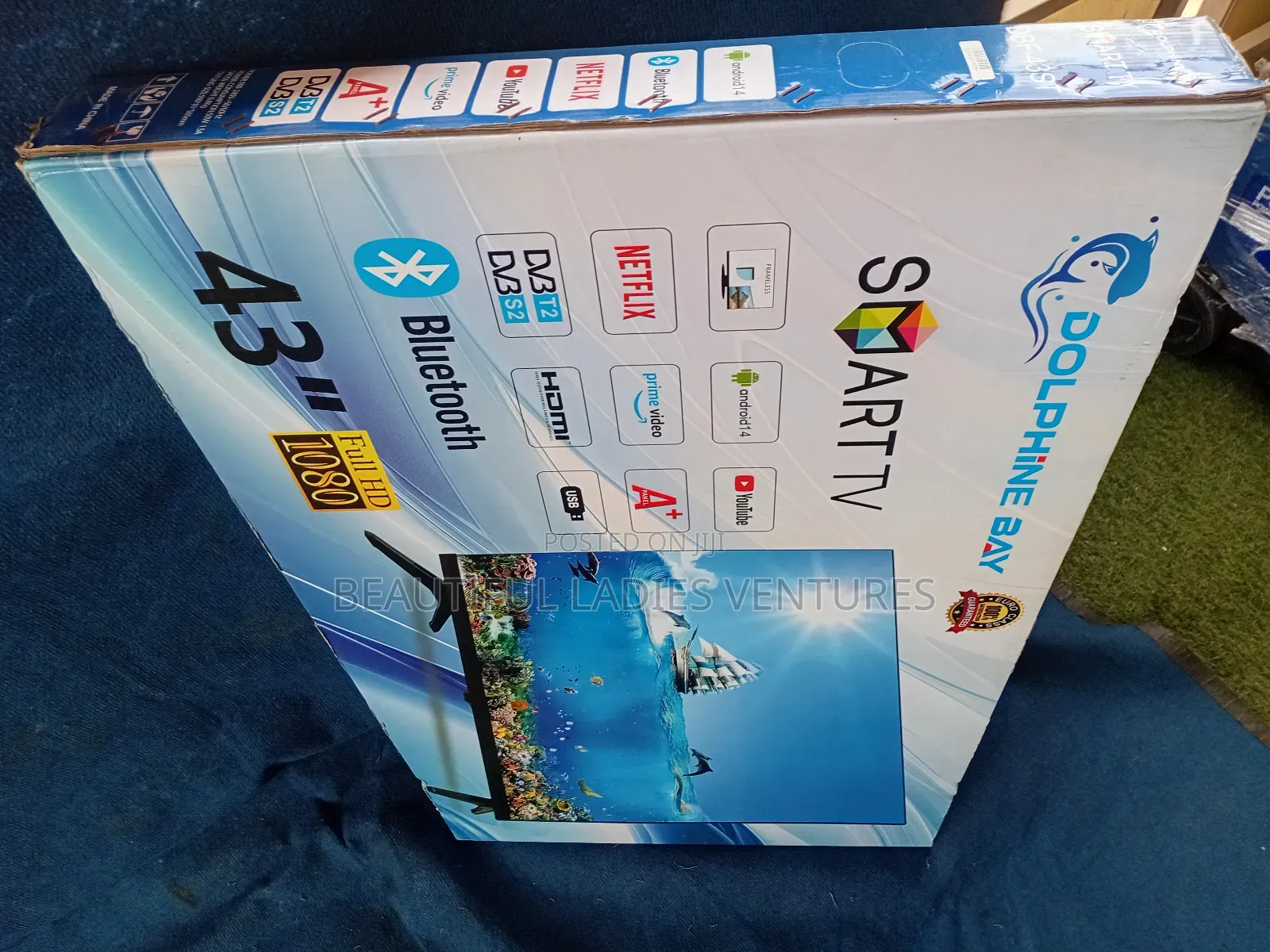 Dolphine Bay 43” Hd Smart Tv – Sharp Display Smart Features