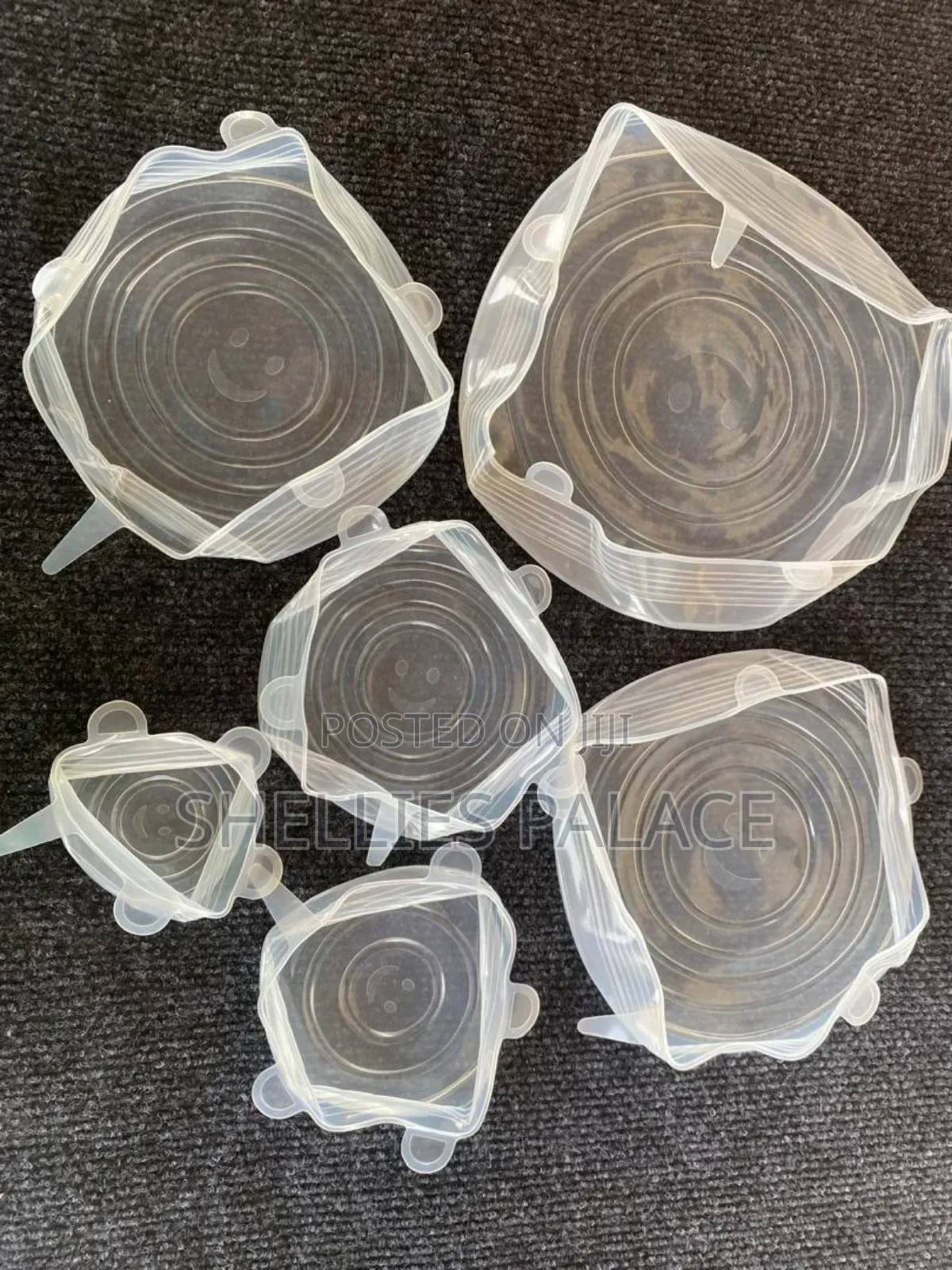 6 PCS/Set Food Silicone Cover Cap Lids for Cookware Bowl